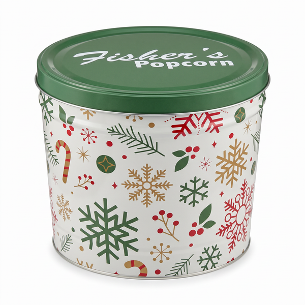 2 Gallon Holiday Tin