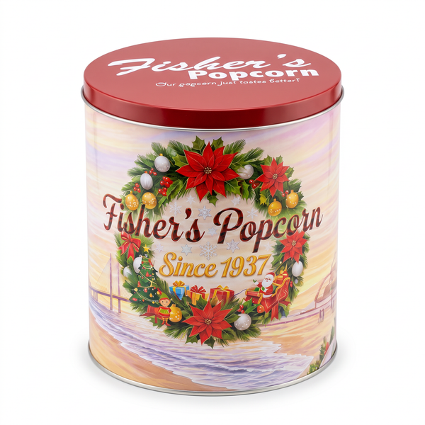 1 Gallon Holiday Tin