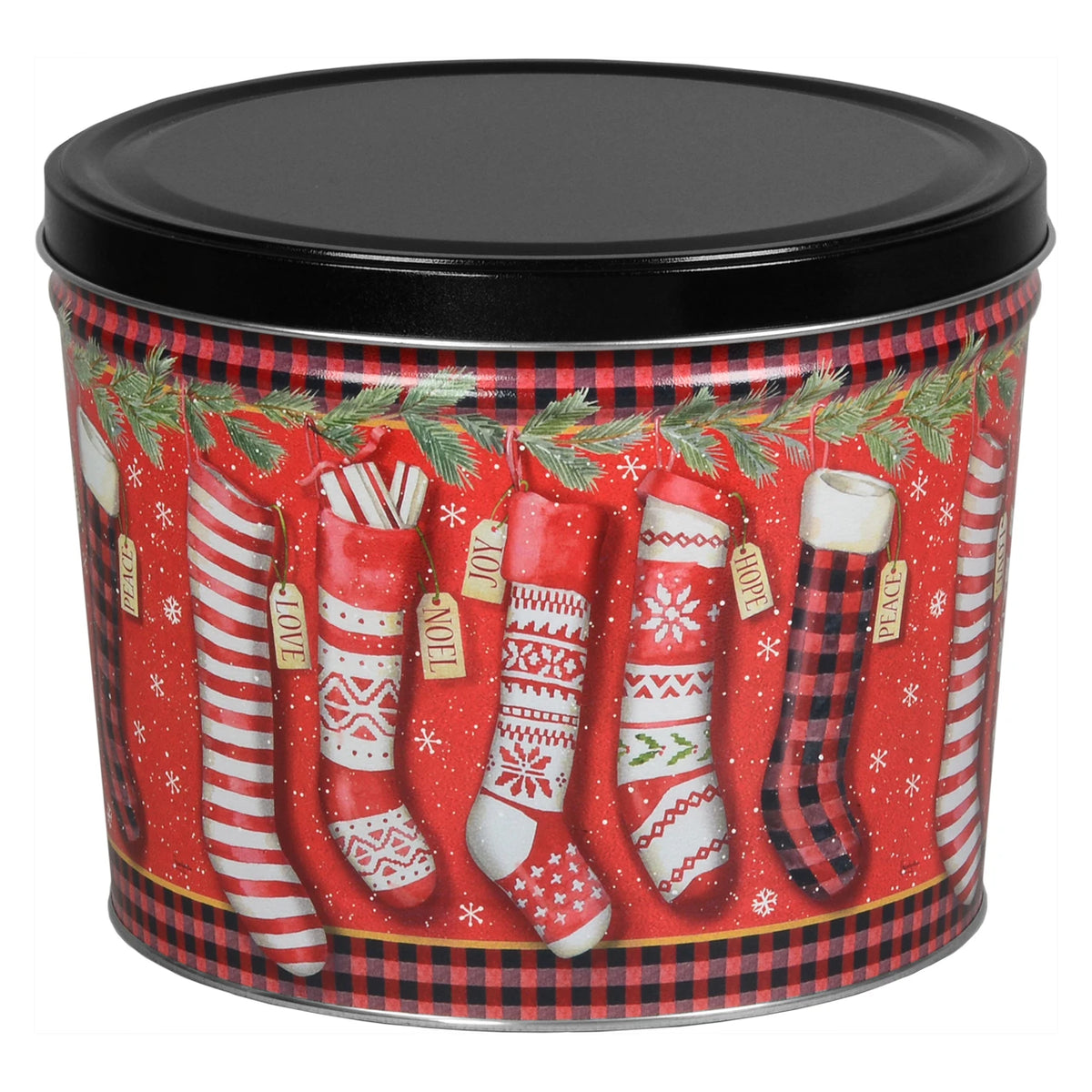 2 Gallon Holiday Tin