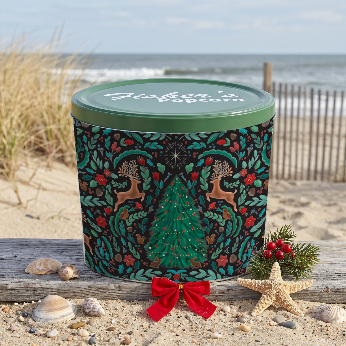 2 Gallon Holiday Tin