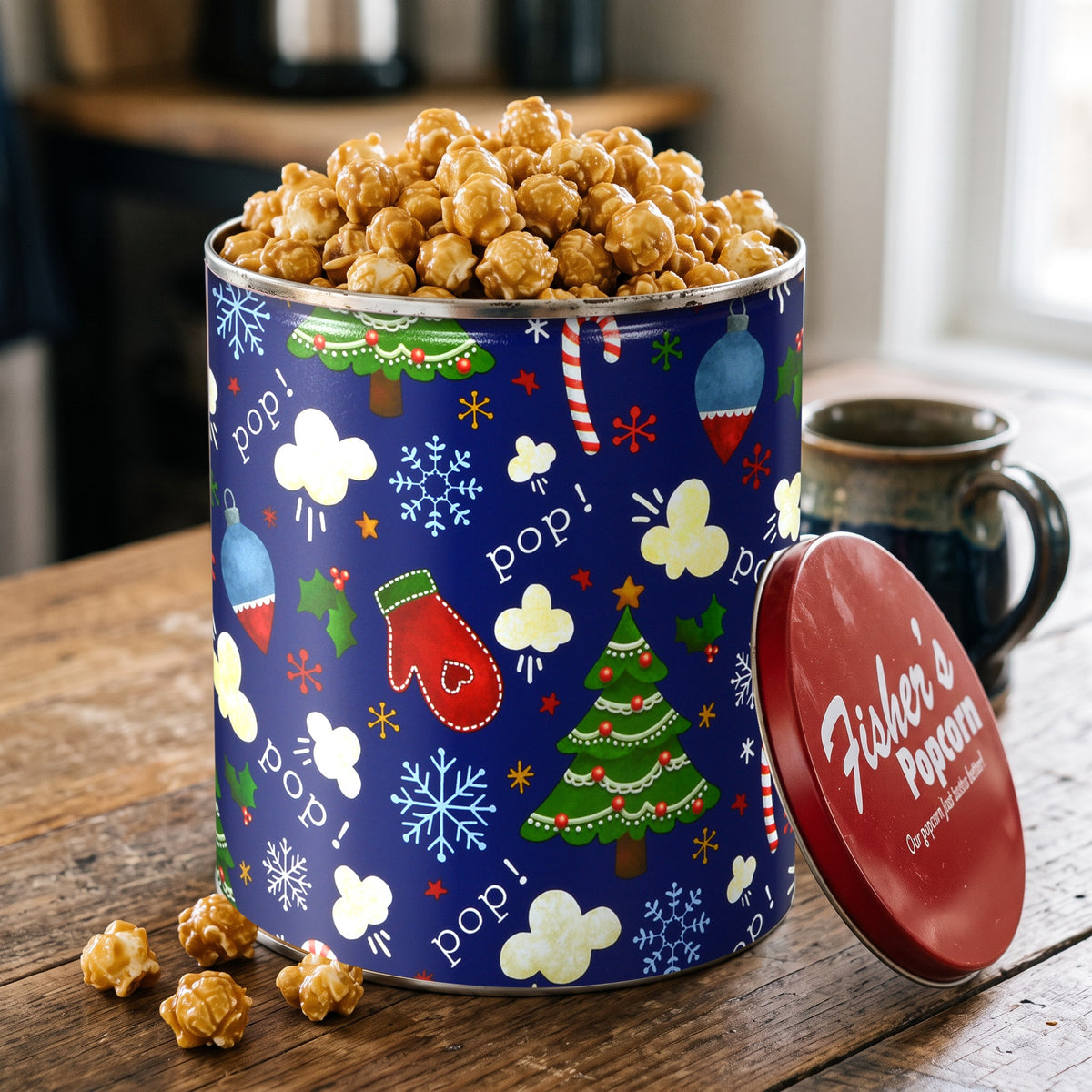 1 Gallon Holiday Tin
