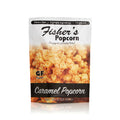 Fisher's Popcorn 6 Pack Small Caramel Bags are gluten-free, handmade, and feature caramel-coated popcorn made with 5 simple ingredients—a delicious grab-and-go treat.