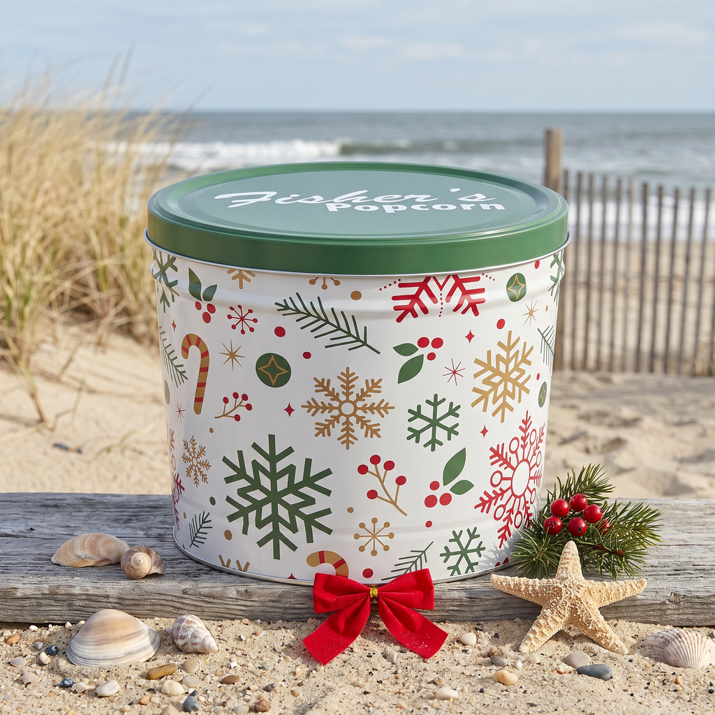 2 Gallon Holiday Tin