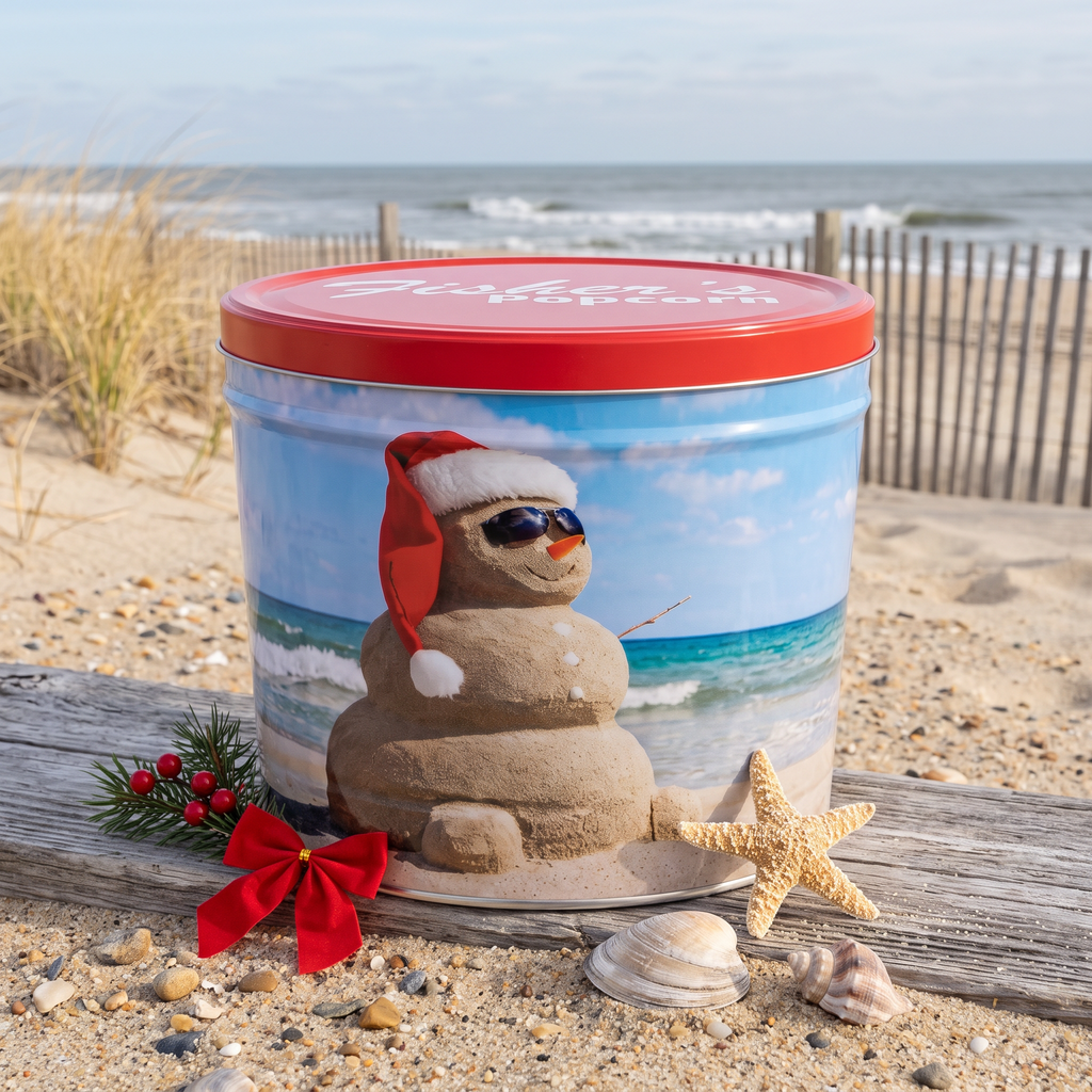 2 Gallon Holiday Tin