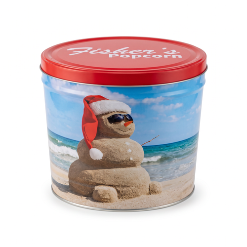 2 Gallon Holiday Tin