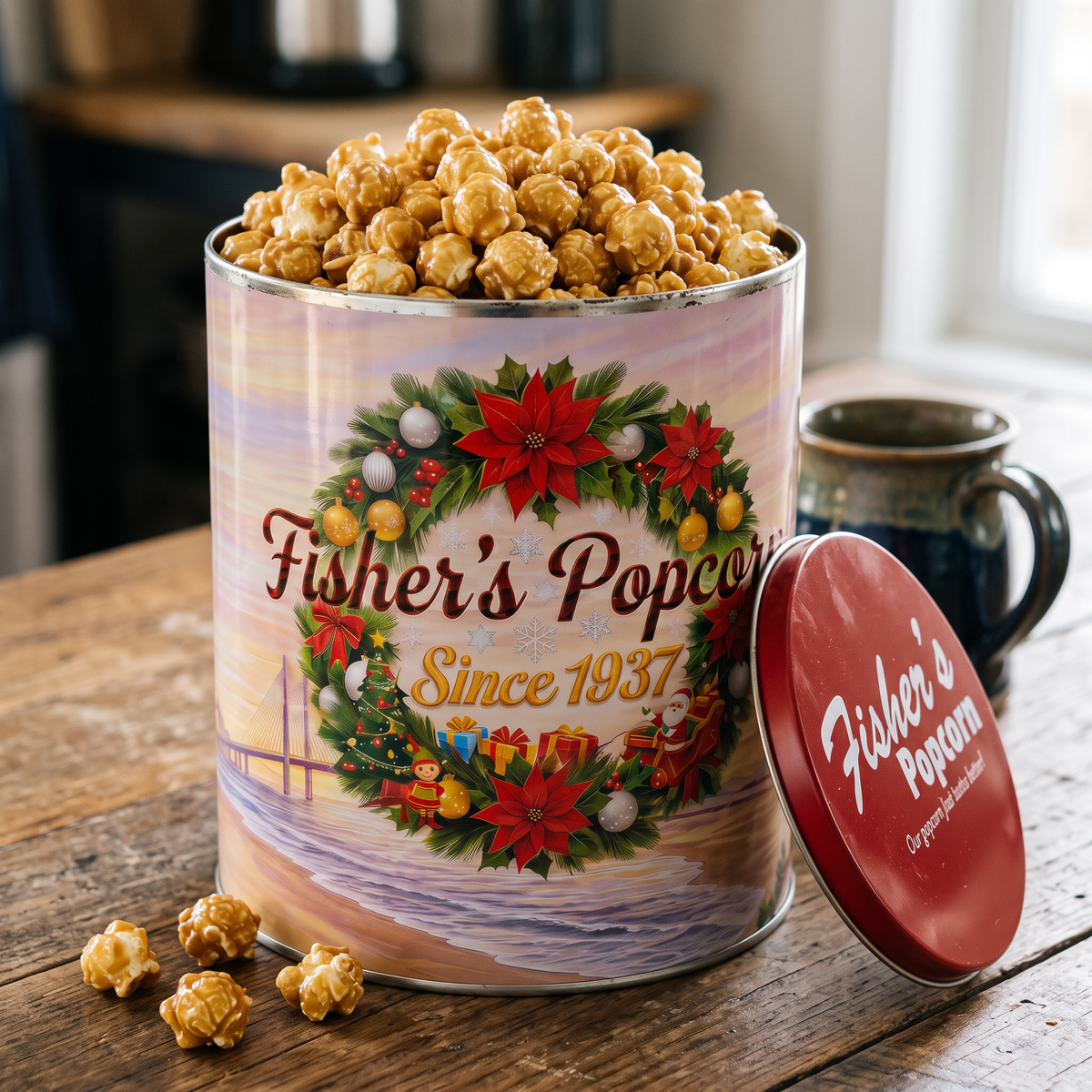 1 Gallon Holiday Tin
