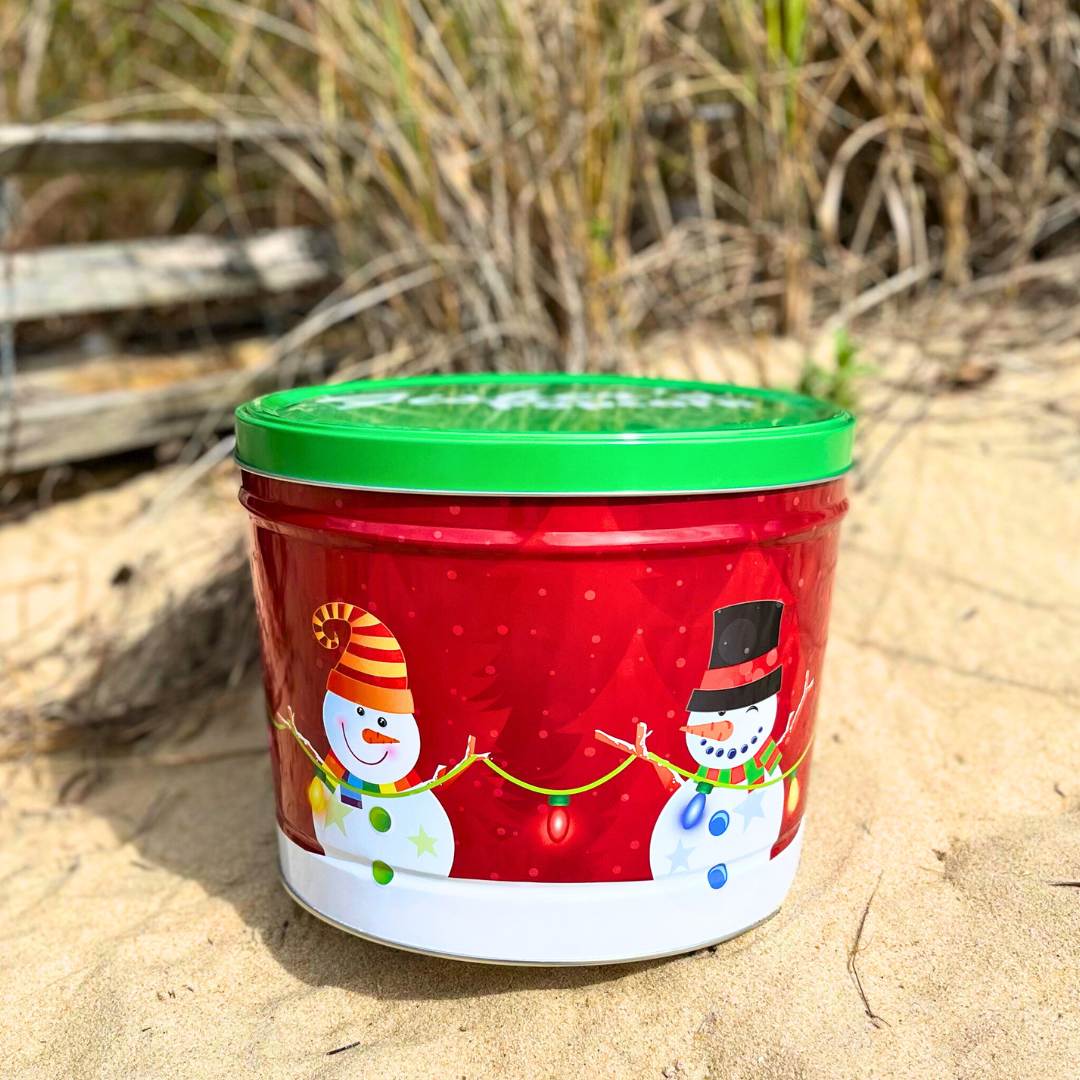 2 Gallon Holiday Tin