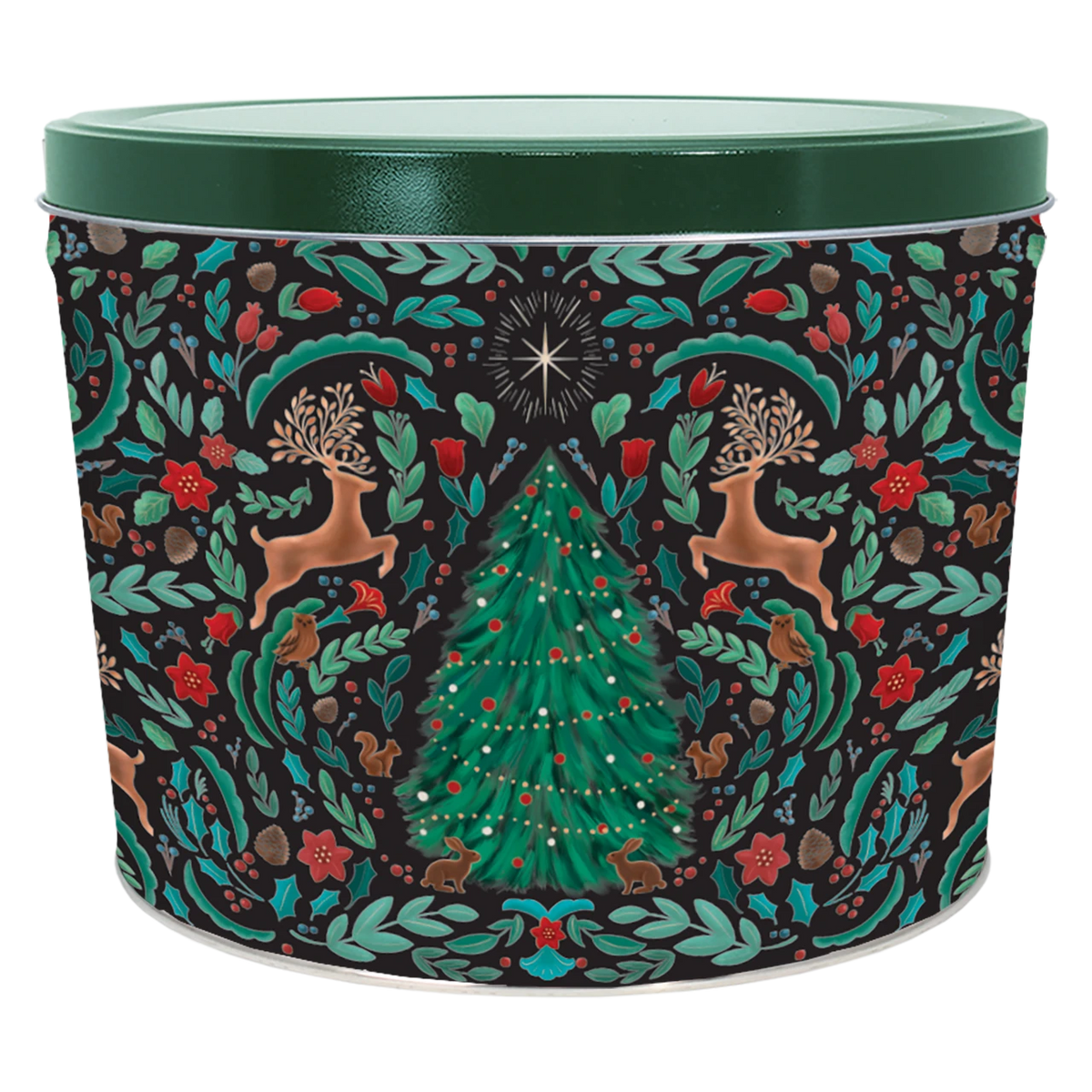 2 Gallon Holiday Tin